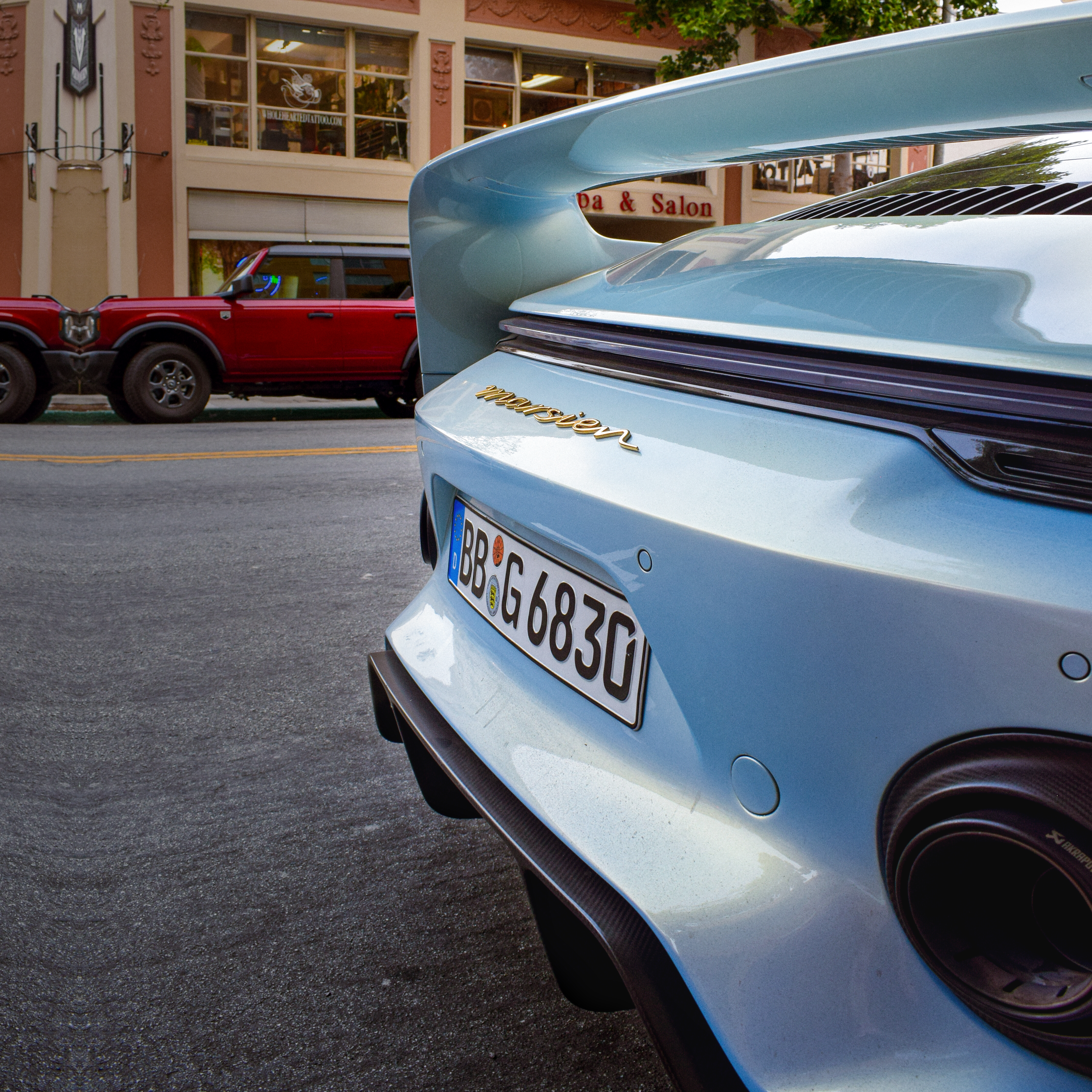 Porsche Marsien Rear View